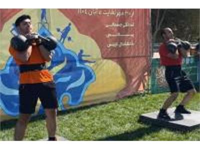 گزارش تصویری «مسابقات کتل بل» در سومین دوره المپیاد سراسری آمادگی جسمانی و تندرستی در بخش مردان